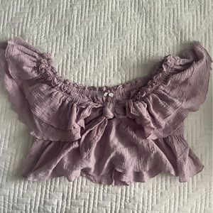 Oliviaceous Lavender Top